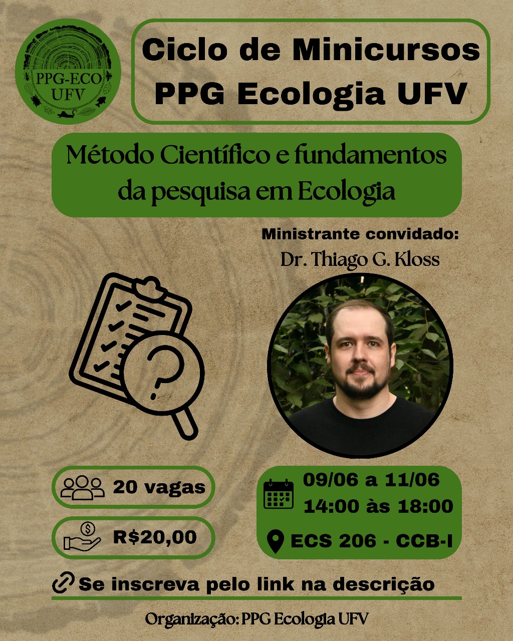 Leia mais sobre o artigo Ciclo de Minicursos PPG-Eco UFV